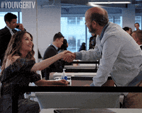 Younger Show Strong Handshake GIF