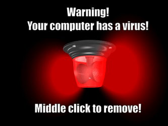 Your Computer Has A Virus Warning Alert  GIF