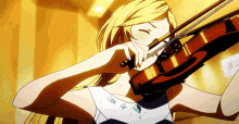 Your Lie In April Kaori Miyazono Playing Violin