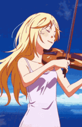 Your Lie In April Kaori Playing Violin