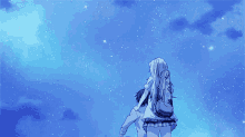 Your Lie In April Kosei And Kaori Stargazing GIF