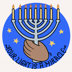 Your Light Is A Miracle Jewish Candles GIF