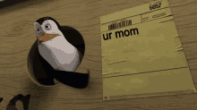 Your Mom Penguin Kowalski Madagascar Movie
