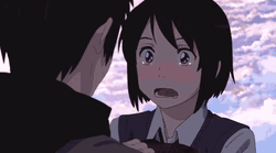 Your Name Crying Mitsuha Miyazumi  GIF