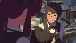 Your Name Smiling Taki Tachibana GIF