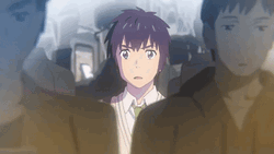 Your Name Taki Tachibana Shouting GIF