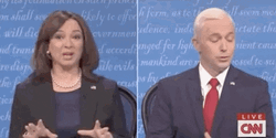 Your Talking And Im Speaking Kamala Harris GIF