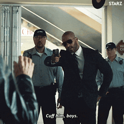 Your Under Arrest Right To Jail Starz Episode GIF