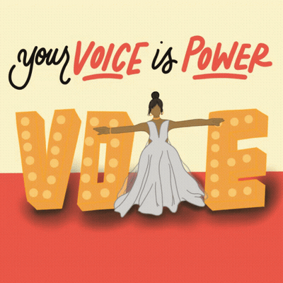 Your Voice Is Power Poster GIF