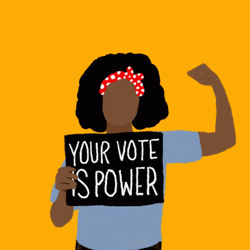 Your Vote Is Power GIF