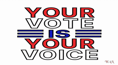 Your Vote Is Your Voice Poster GIF