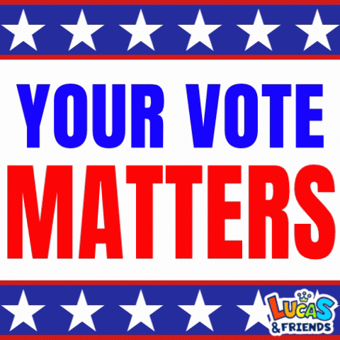 Your Vote Matters Sign GIF