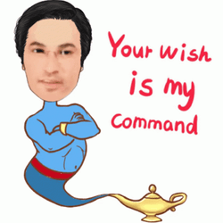 Your Wish Is My Command Guy GIF