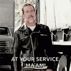 Your Wish Is My Command Negan GIF