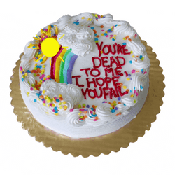 Youre Dead To Me Cake Design GIF