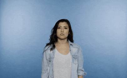 Youre Dead To Me Girl Hand Sign GIF