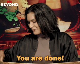 Youre Done Drunk Lady Waving GIF