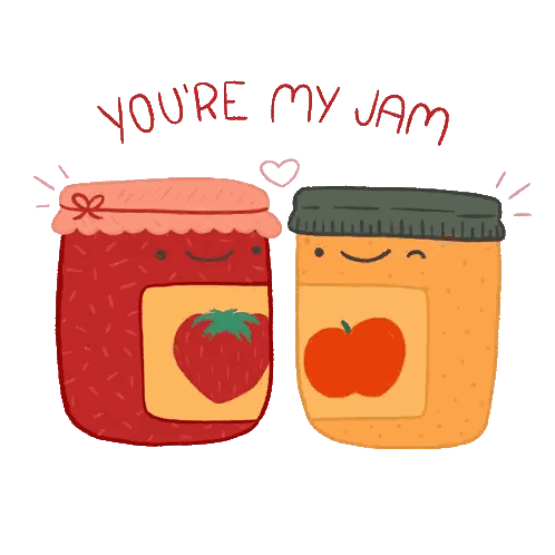 Youre My Jam Jars Sticker