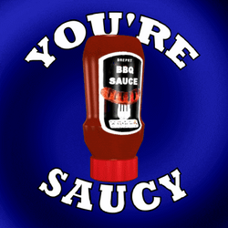 Youre Saucy Bottle Of BBQ Sauce GIF