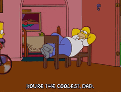 Youre The Coolest Dad Homer And Bart Simpsons GIF