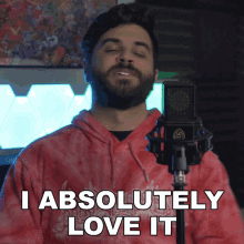 Youtuber Andrew Baena Absolutely Love It Reaction GIF