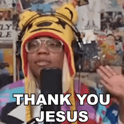 YouTuber Christene  Thank You Jesus GIF