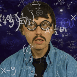 YouTuber Cyber Marian Calculating GIF