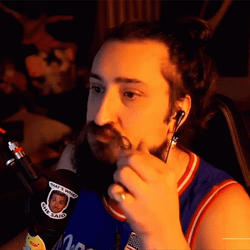 Youtuber Godku Curling Mustache GIF