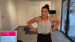 Youtuber Gym Instructor Nina Sassy Look GIF