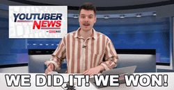 Youtuber Newscaster Benedict Townsend We Did It GIF