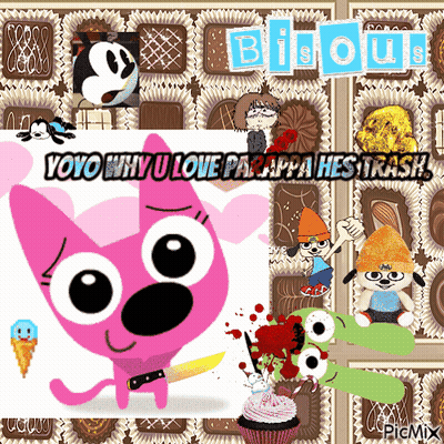 Yoyo Why U Love Parappa Hes Trash Poster GIF