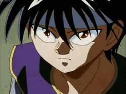 Yu Yu Hakusho Hiei Cute Smirk GIF