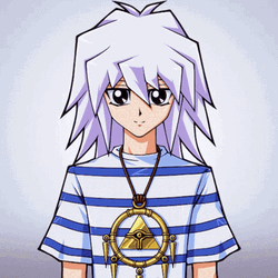 Yugioh Bakura Yami Transformation GIF
