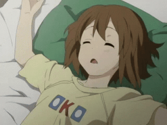Yui Hirasawa Anime Sleep GIF
