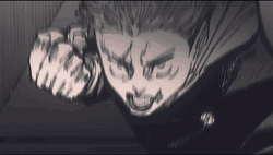 Yuji Itadori Fire Fist GIF
