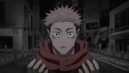 Yuji Itadori Hands Are Shaking GIF