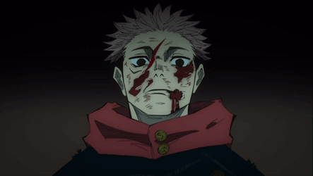 Yuji Itadori Scary Look GIF