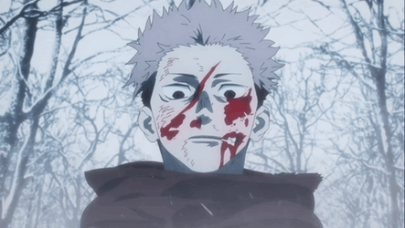 Yuji Itadori Snow GIF