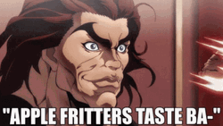 Yujiro Hanma Baki Hanma Face Punch Meme GIF