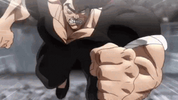 Yujiro Hanma High Speed Attack GIF