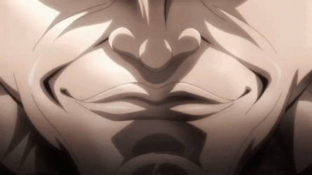 Yujiro Hanma Malevolent Smirk GIF