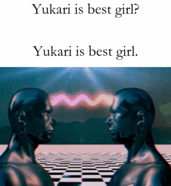 Yukari Best Girl Poster GIF