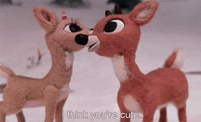 Yukon Cornelius Friend Clarice And Rudolph Cute Moment GIF