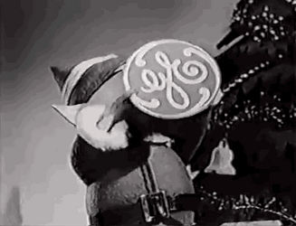 Yukon Cornelius Friend Hermey Putting Tree Topper GIF