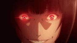 Yumeko Crazy Eyes GIF
