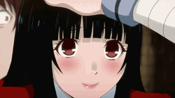 Yumeko Head Pat GIF