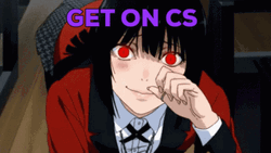 Yumeko Jabami Get On CS GIF