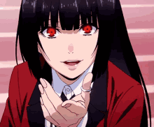 Yumeko Jabami Talking GIF