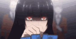 Yumeko Jabami UNO Reverse Card GIF
