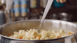 Yummy Dumpling Soup GIF